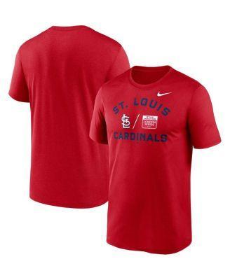 Men's Nike Red St. Louis Cardinals 2023 MLB World Tour: London Series Legend Performance T-Shirt, Size: Small Product Image