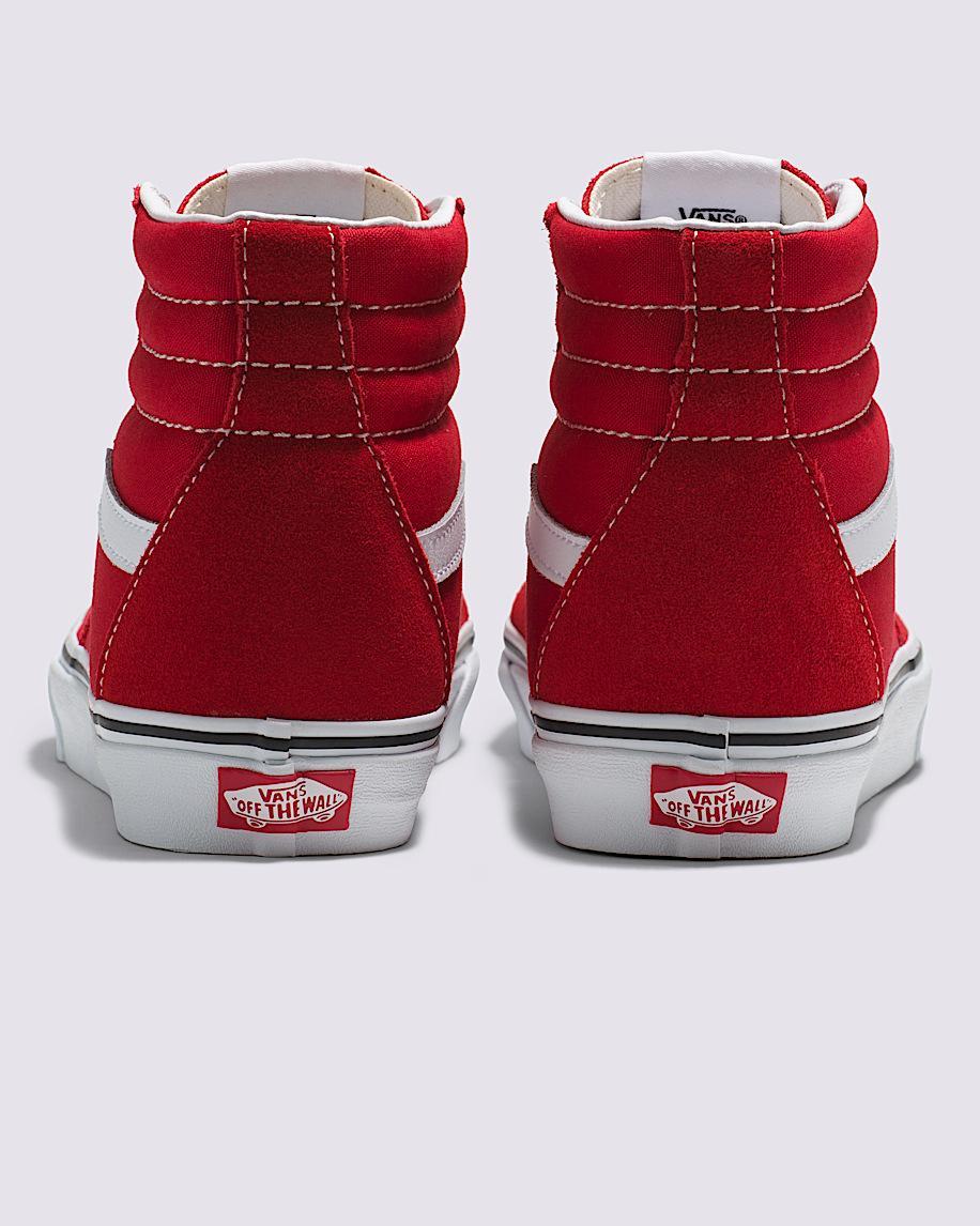 Sk8-Hi Shoe in Racing Red / White| Vans US Product Image