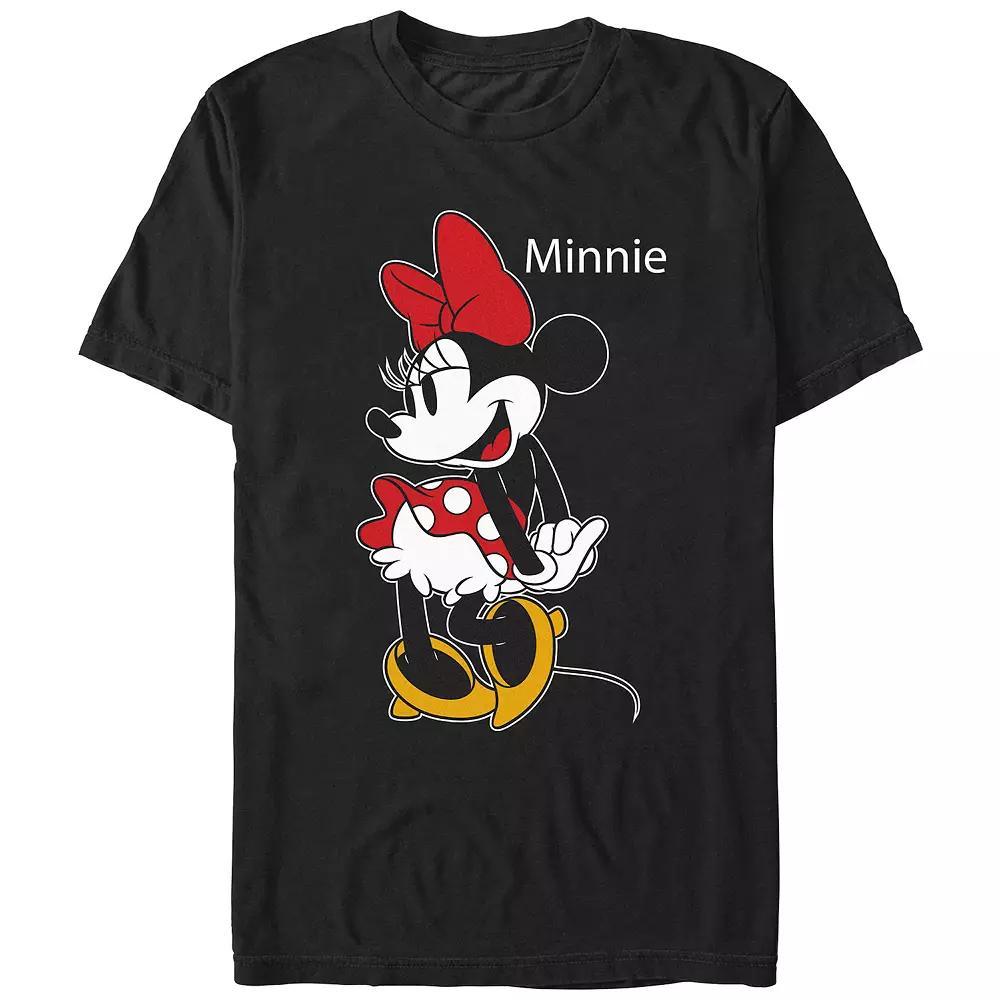 Disney's Minnie Mouse Cute Pose Juniors' Graphic Tee, Women's, Size: XL, Black Product Image