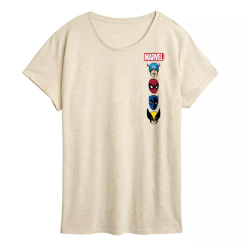 Womens Marvel Icons Graphic Tee Product Image