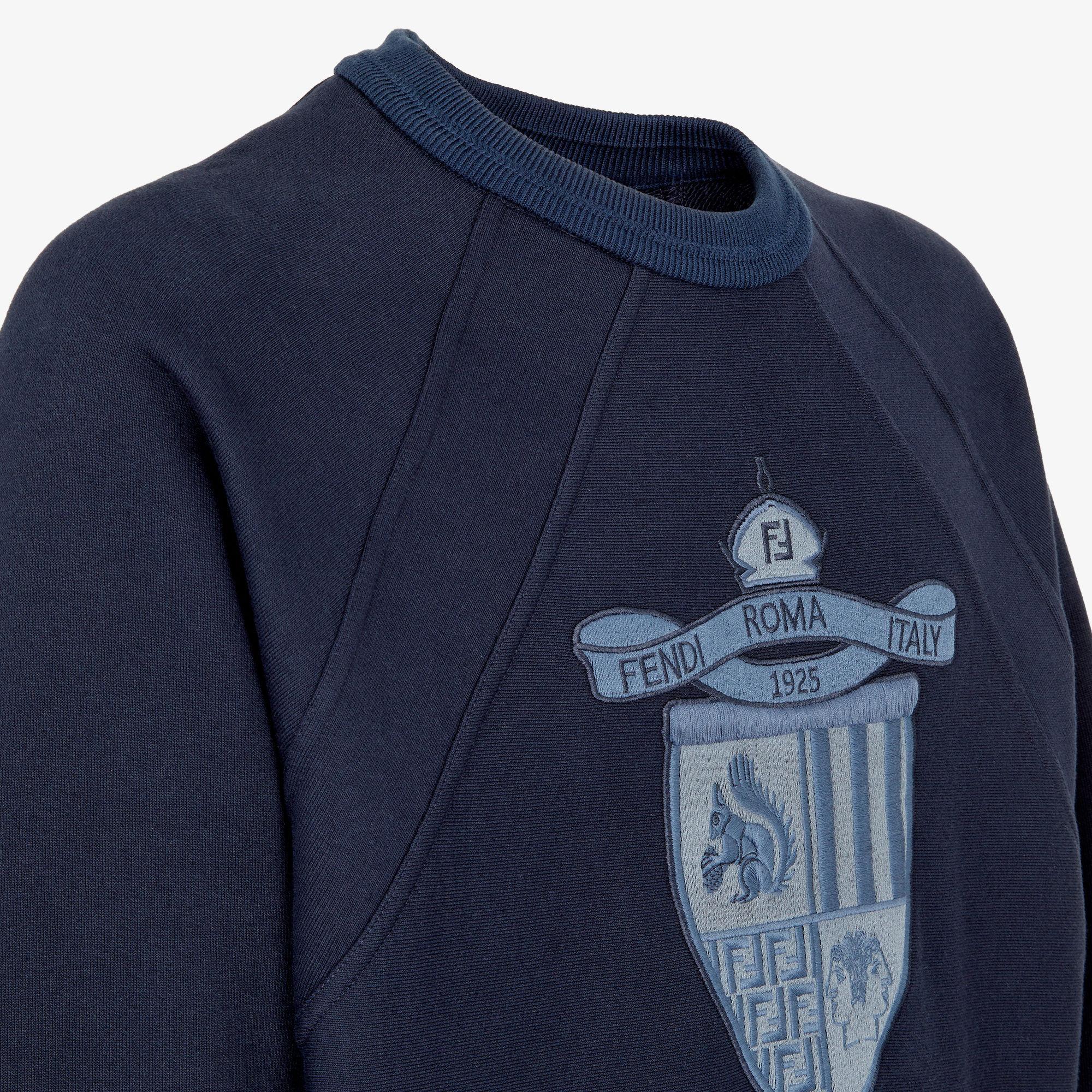 SweatshirtNavy blue cotton sweatshirt Product Image