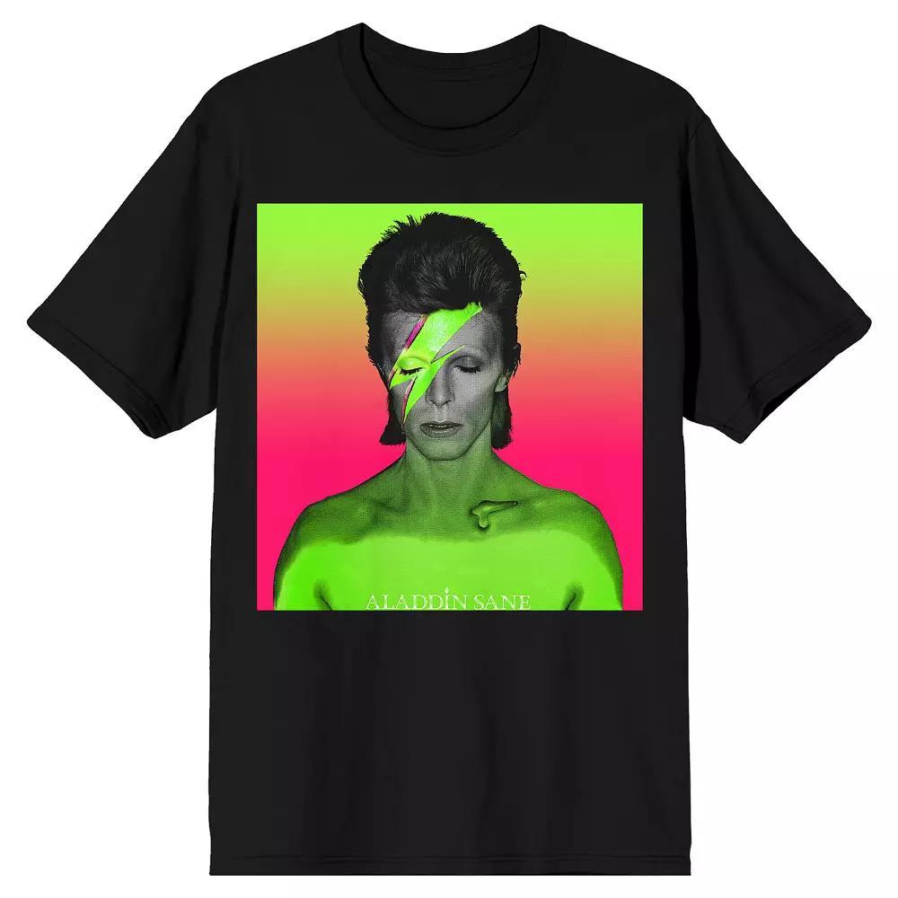 Men's David Bowie Tee, Size: Medium, Grey Product Image