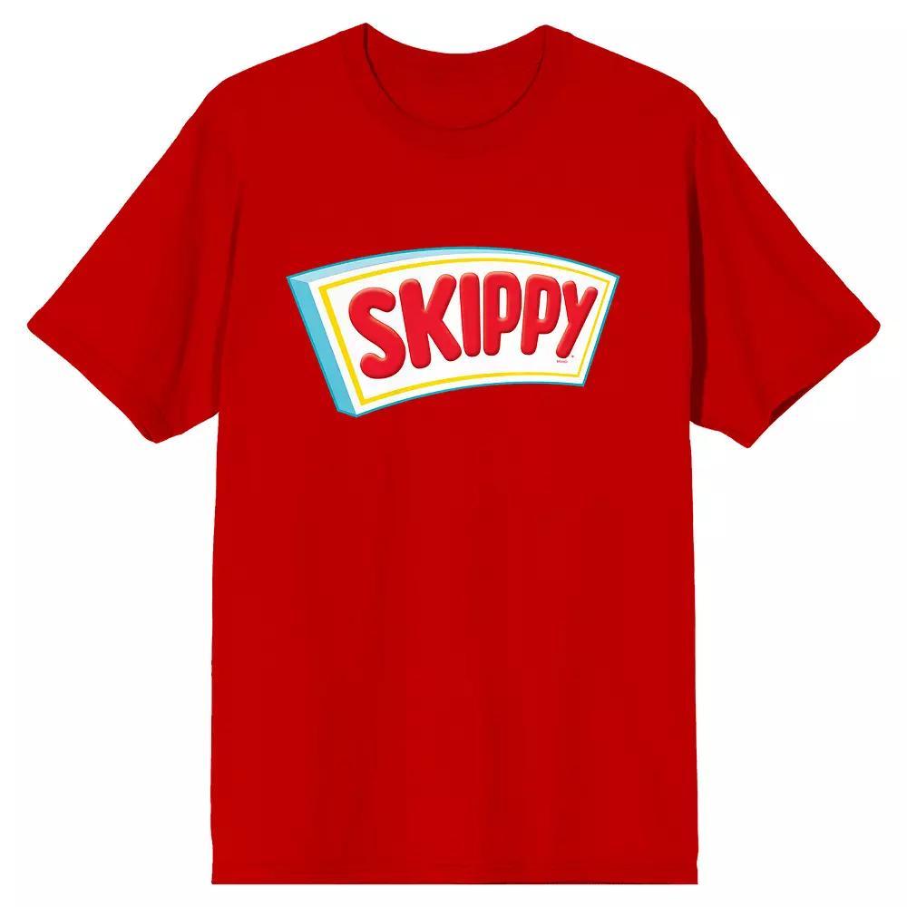 Men's Skippy Logo Short Sleeve Graphic Tee, Size: XXL, Red Product Image