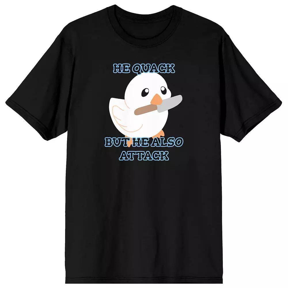 Men's Honk Honk Am Meme Cute Duck Tee, Size: Medium, Blue Product Image