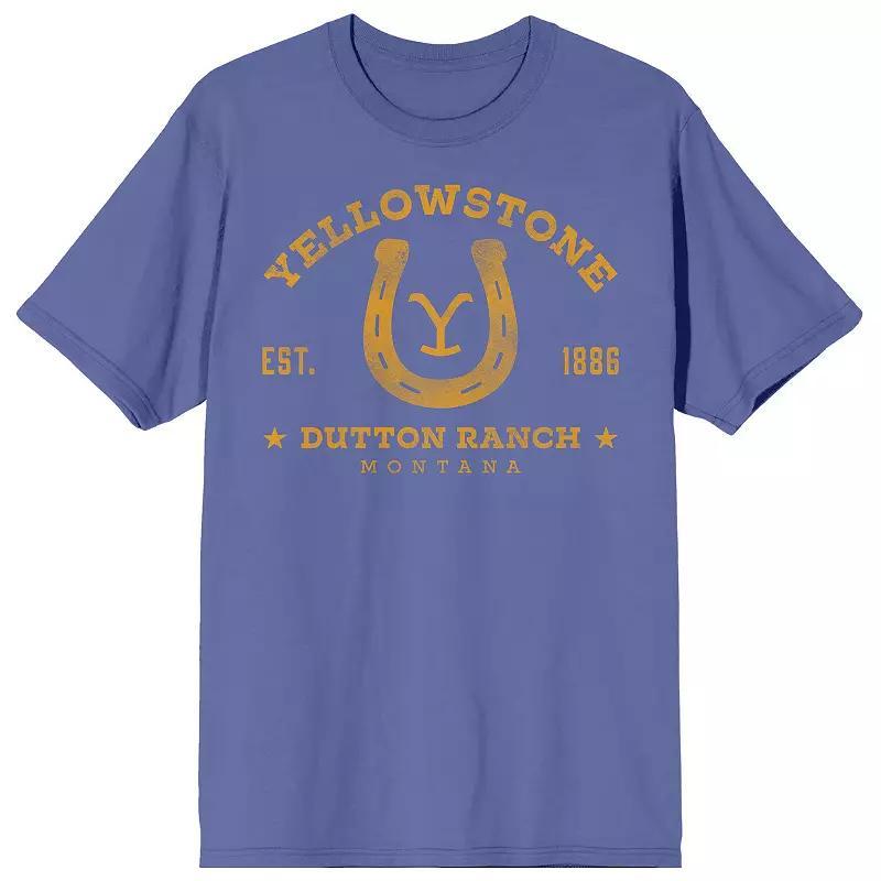 Mens Yellowstone Horseshoe Logo Short Sleeve Graphic T-Shirt Product Image