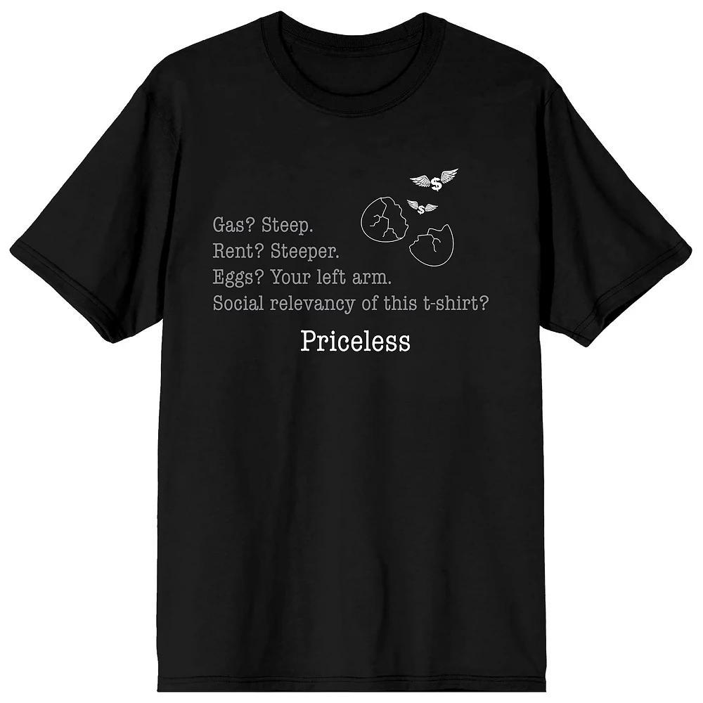 Mens Eggspenisve Eggs Priceless Graphic Tee Product Image