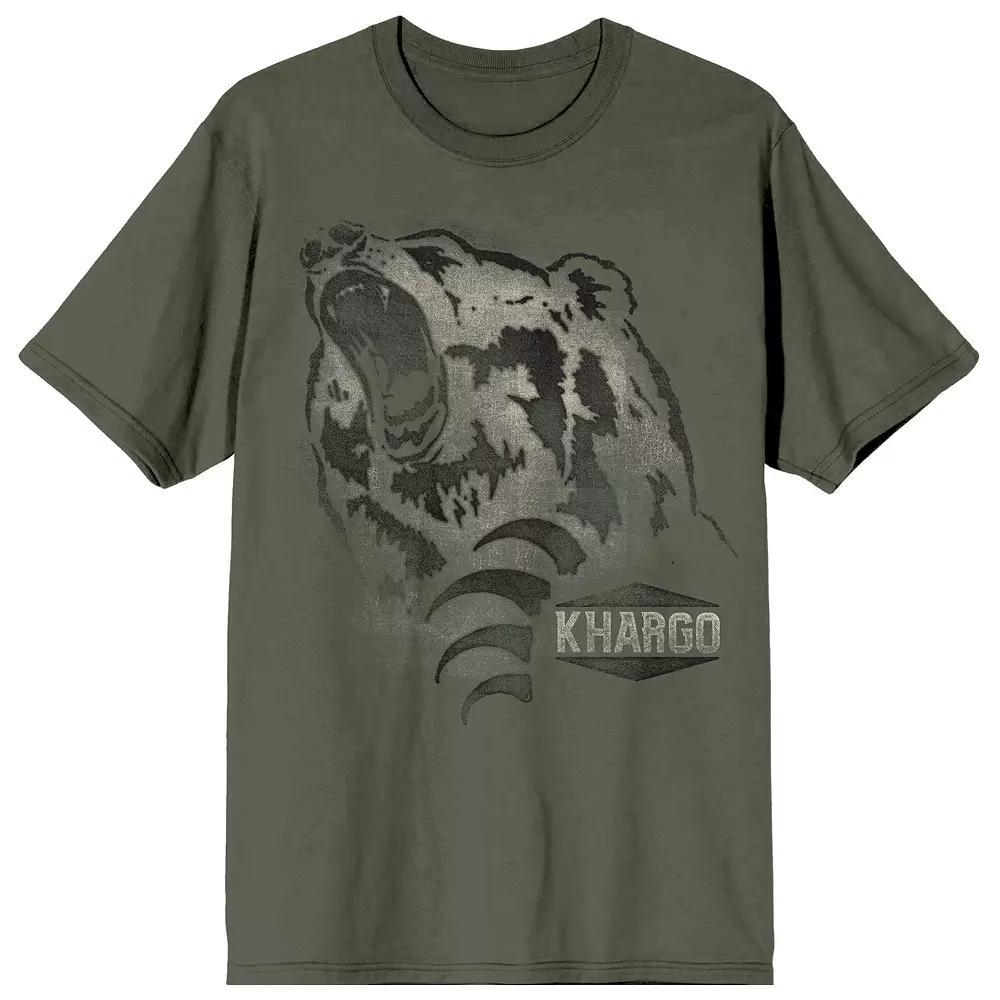 Men's Khargo Bear Graphic Graphic Tee, Size: Large, Green Product Image