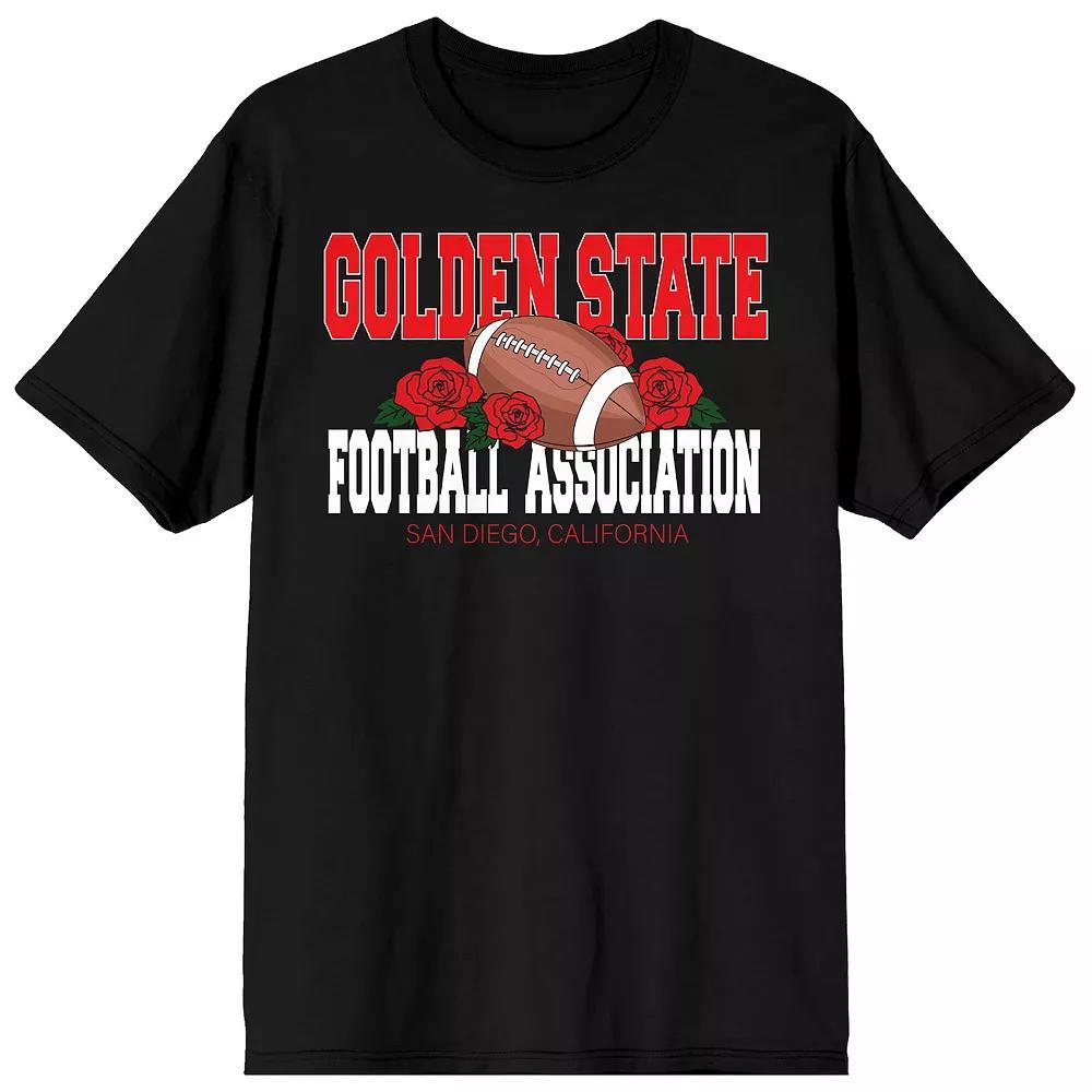 Men's Vintage Sport Golden State Tee, Size: Large, Black Product Image