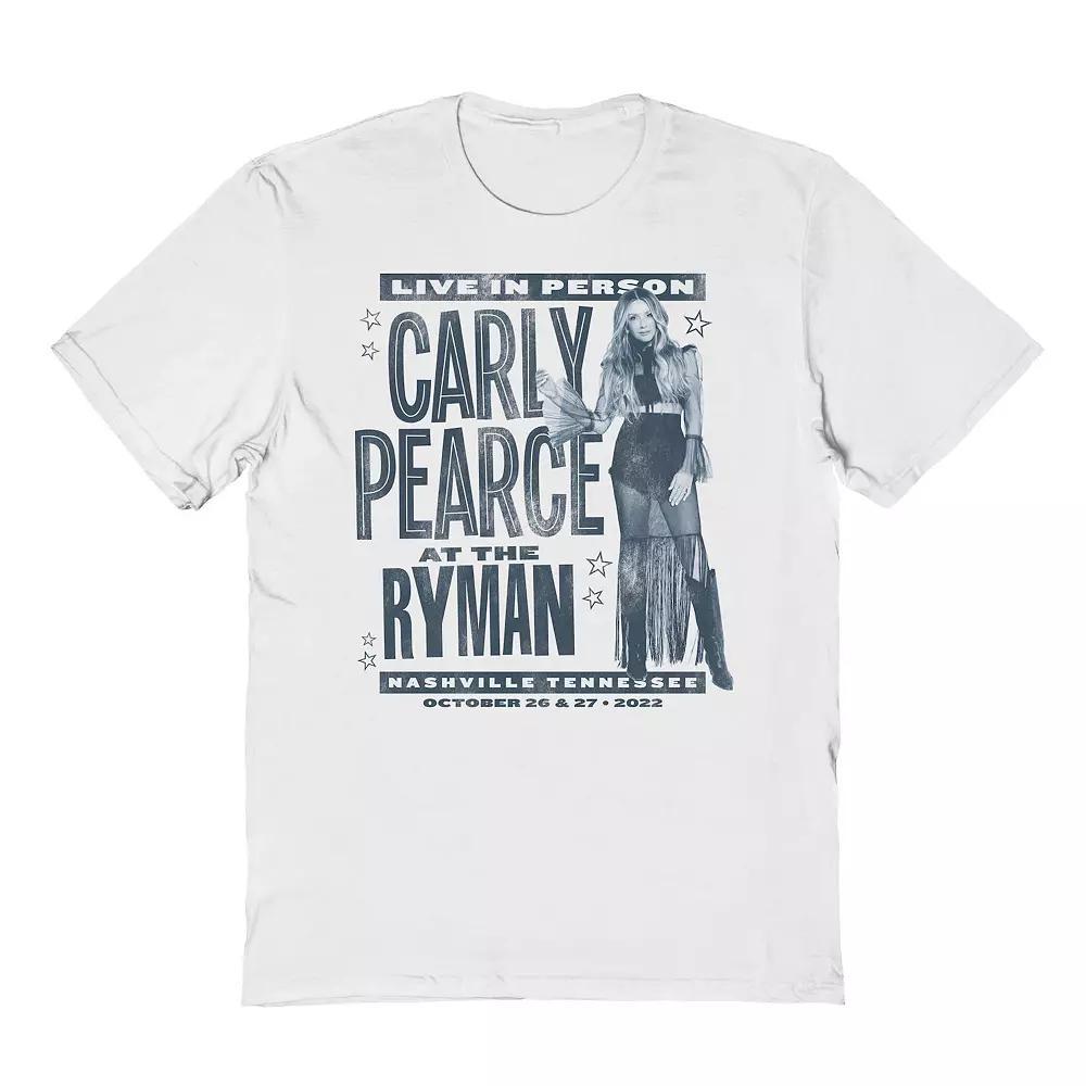 Men's Carly Pierce Oct 2022 Ryman Graphic Tee, Size: XL, White Product Image