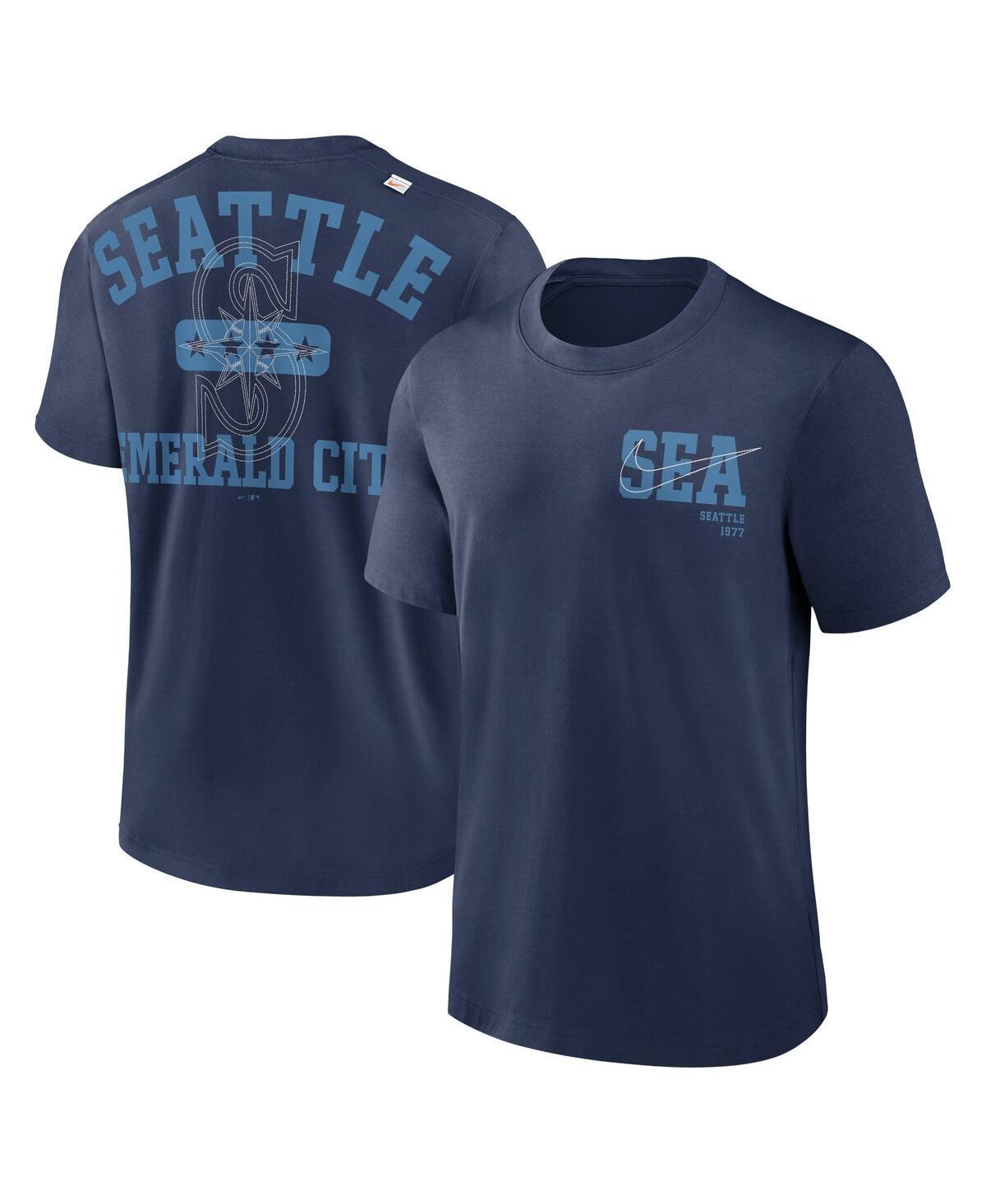 Men's Nike Navy Seattle Mariners Statement Game Over T-Shirt, Size: Large, Blue Product Image