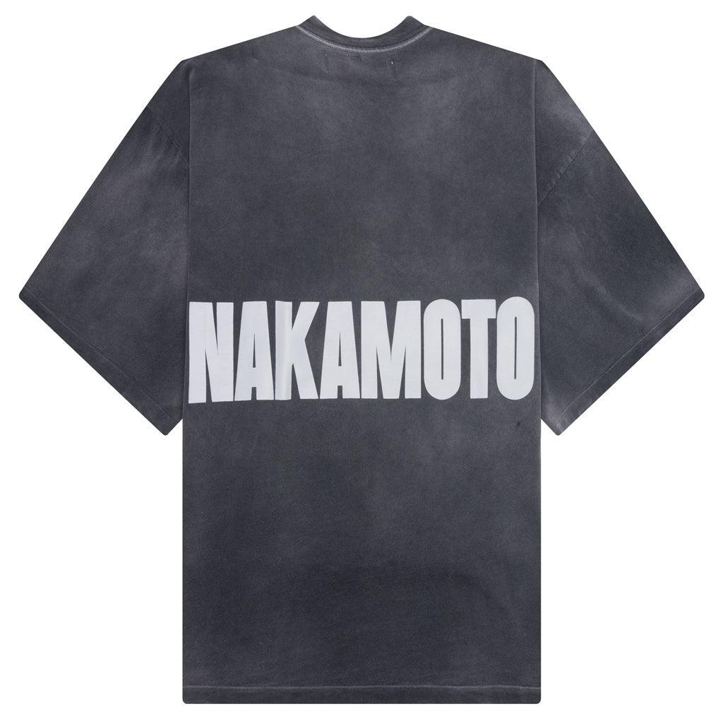 Jumbo Font Oversized Tee - Vintage Black Male Product Image