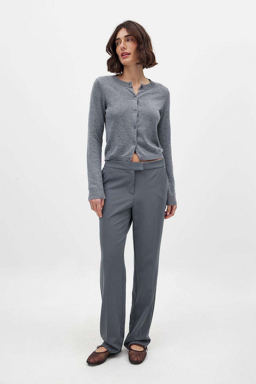 Low Waist Suit Pants Product Image