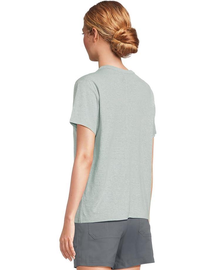 Striped Baby Tee With Crest Button Detail Product Image