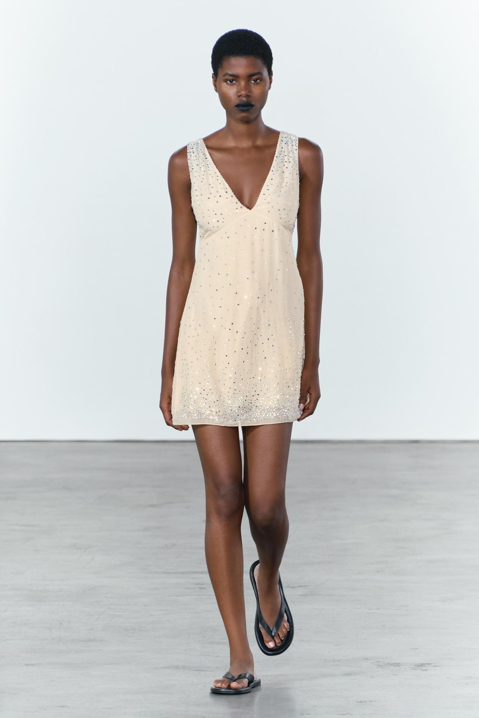 SPARKLY MINI DRESS ZW COLLECTION Product Image