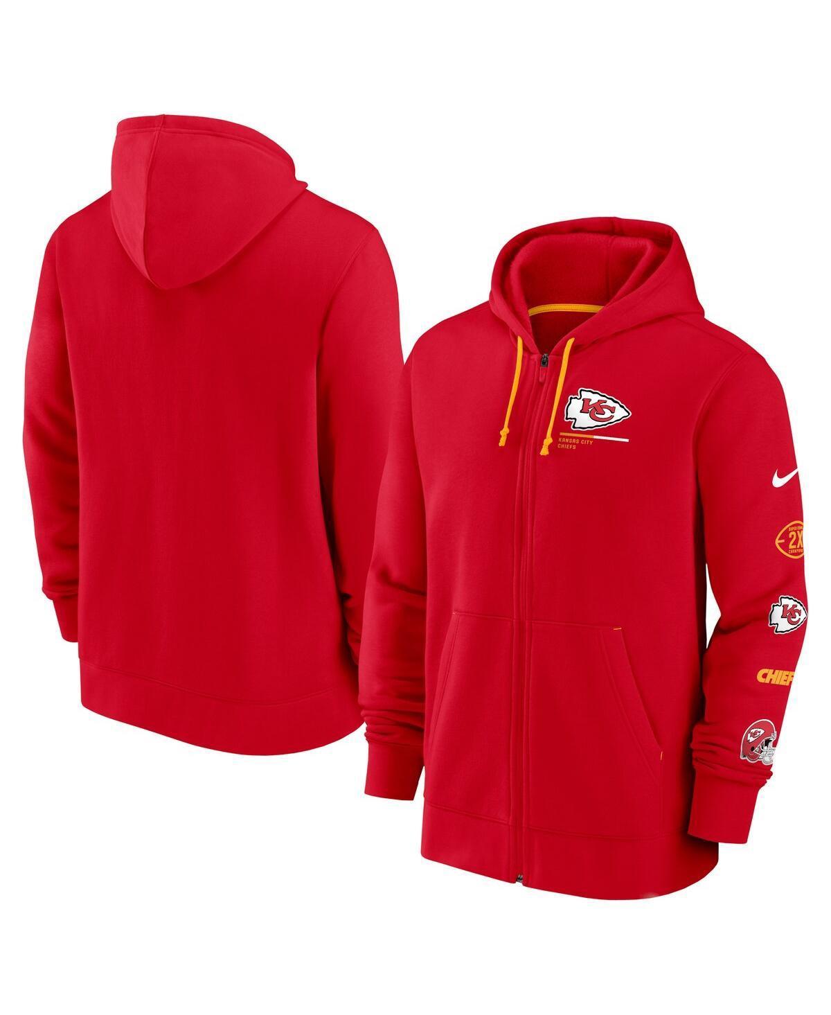 Mens Nike New England Patriots Surrey Full-Zip Hoodie Blue Product Image