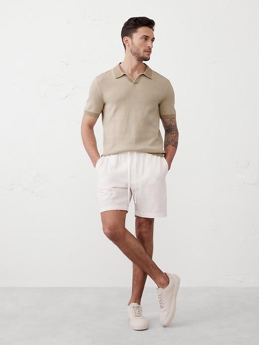 Birdseye Stitch Polo Product Image