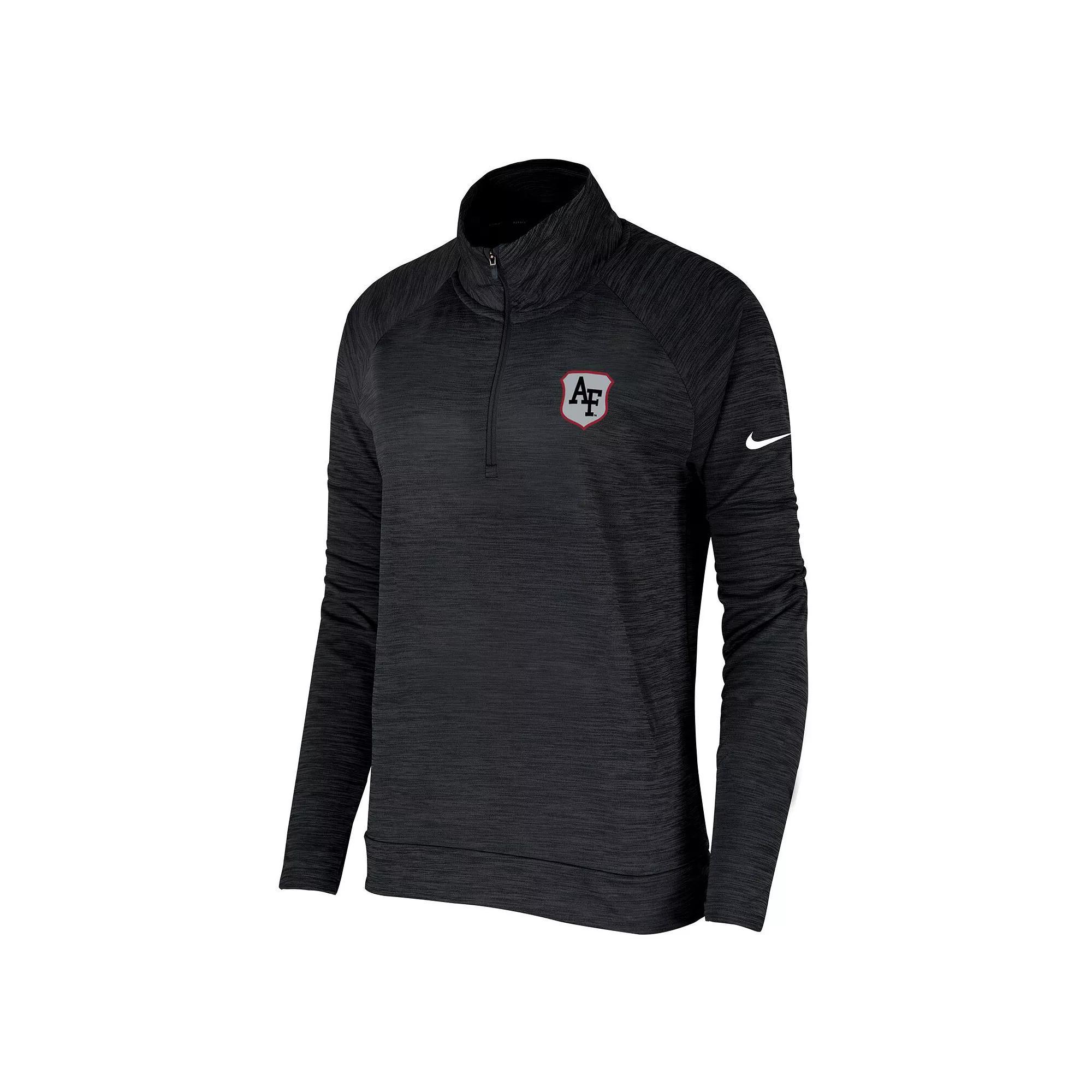 Women's Nike Black Air Force Falcons Special Operations Command Quarter-Zip Pullover Top, Size: XL, Afa Black Product Image