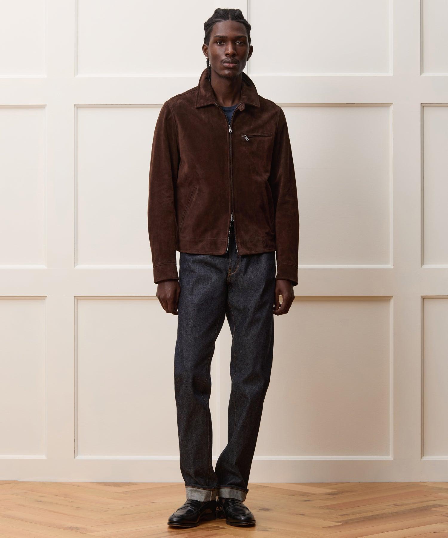 Italian Suede Dean Jacket Product Image