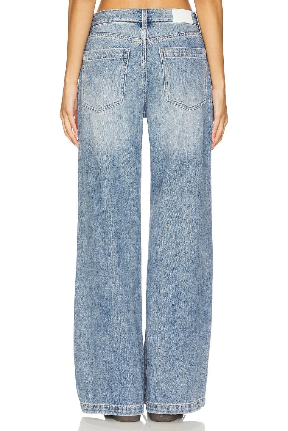 Jadyn Mid Rise Wide Leg Jeans PISTOLA Product Image