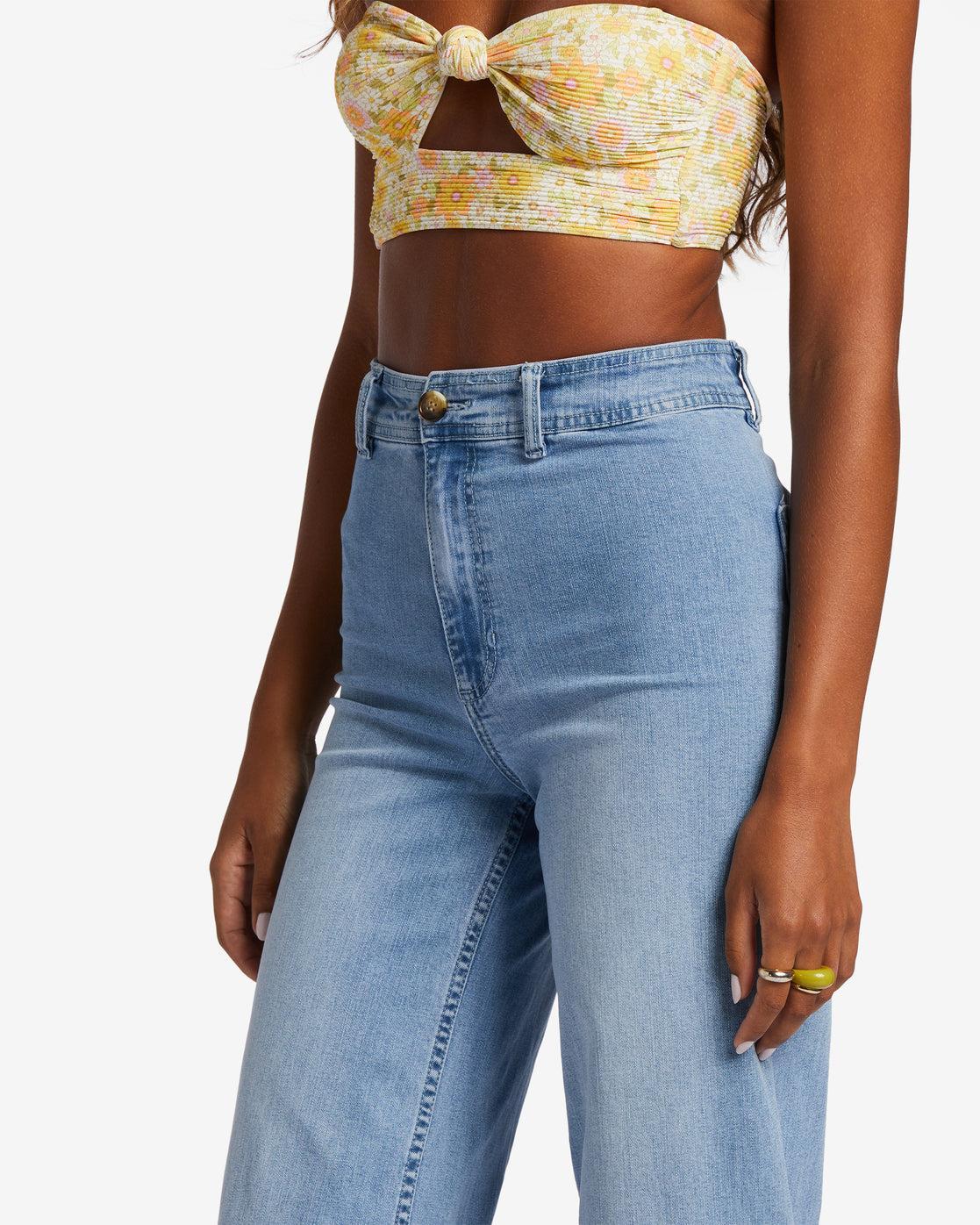 Free Fall Indigo Denim Pant - Surf Spray Female Product Image