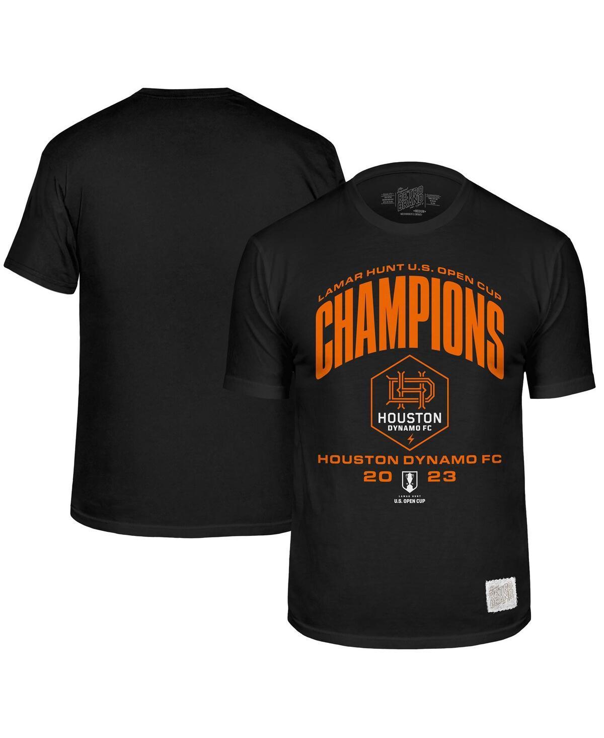 Youth Original Retro Brand  Black Houston Dynamo FC 2023 Lamar Hunt U.S. Open Cup Champions T-Shirt, Boy's, Size: YTH Large, Dyn Black Product Image