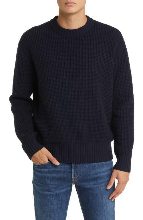 Mens Textured Wool Sweater Product Image