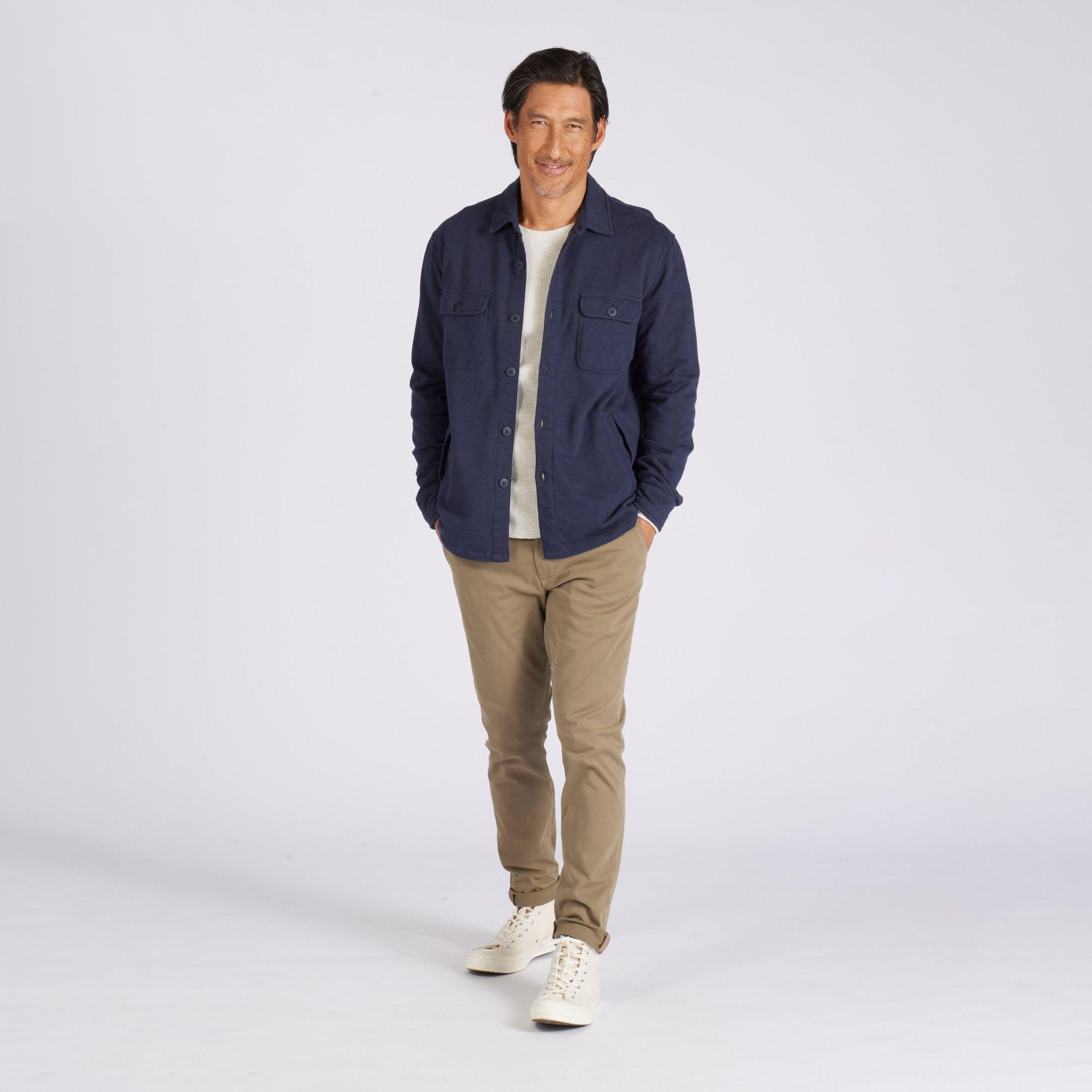 Precision Stretch Classic Fit Chino - Military Olive Product Image