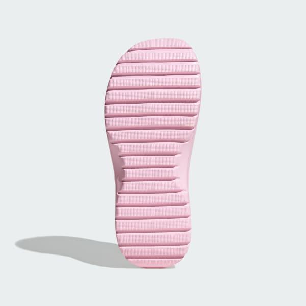 adidas Adilette Platform Clogs Clear Pink 8 Womens Product Image