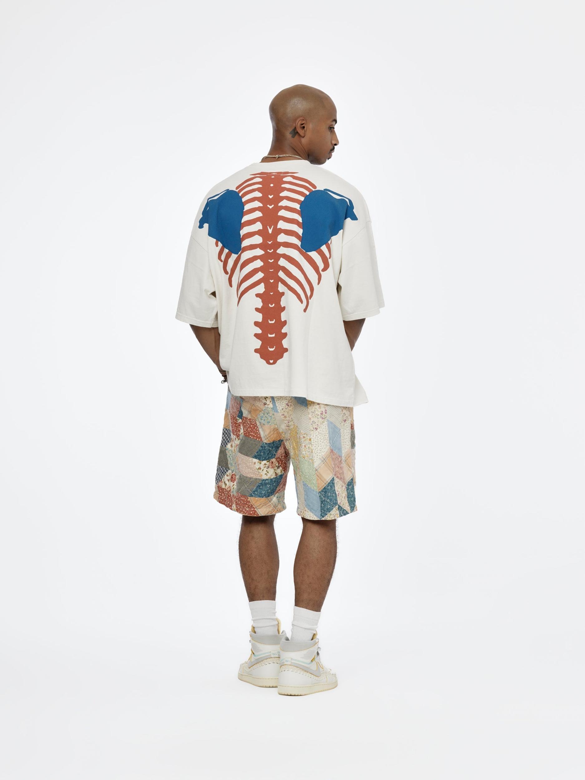 Yabane Quilt Patchwork Easy Shorts (Ecru) Product Image