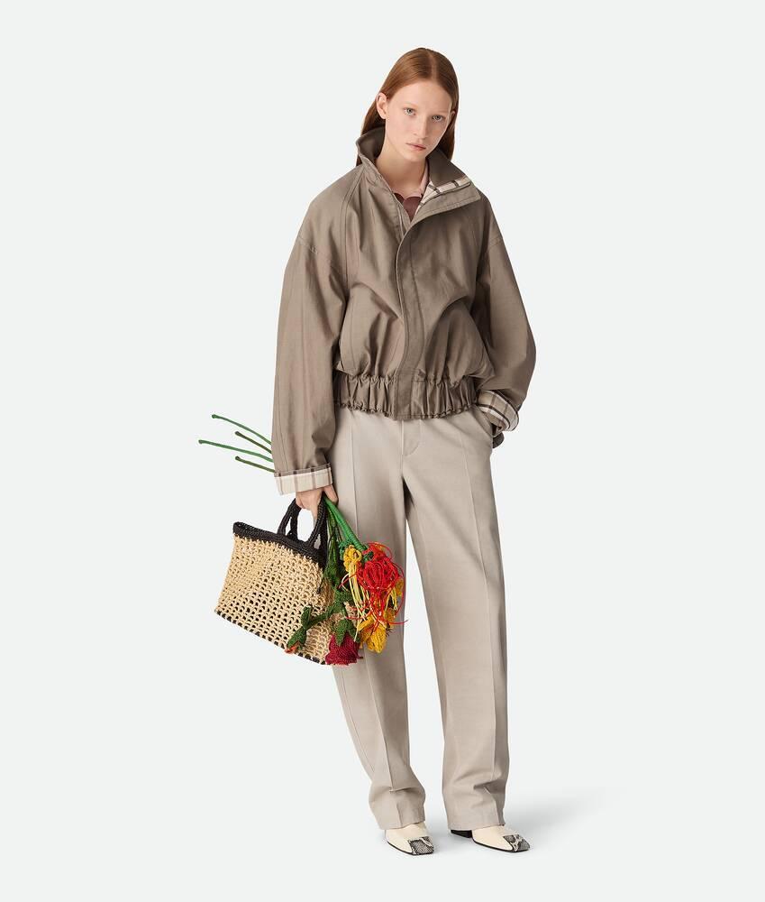 Women's Light Fine Cashmere Polo in Cameo Product Image