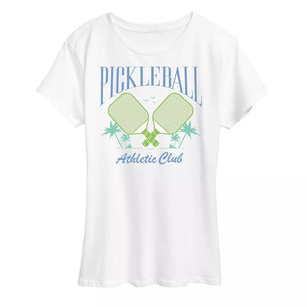 Womens Pickleball Athletic Club Graphic Tee Product Image