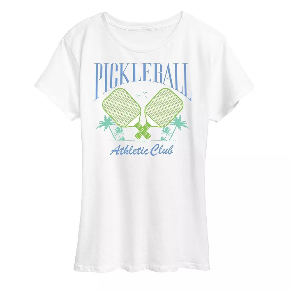 Womens Pickleball Athletic Club Graphic Tee Product Image