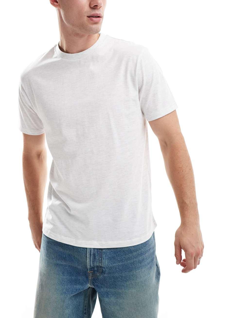 ASOS DESIGN 5 pack crew neck t-shirts in multiple colors Product Image
