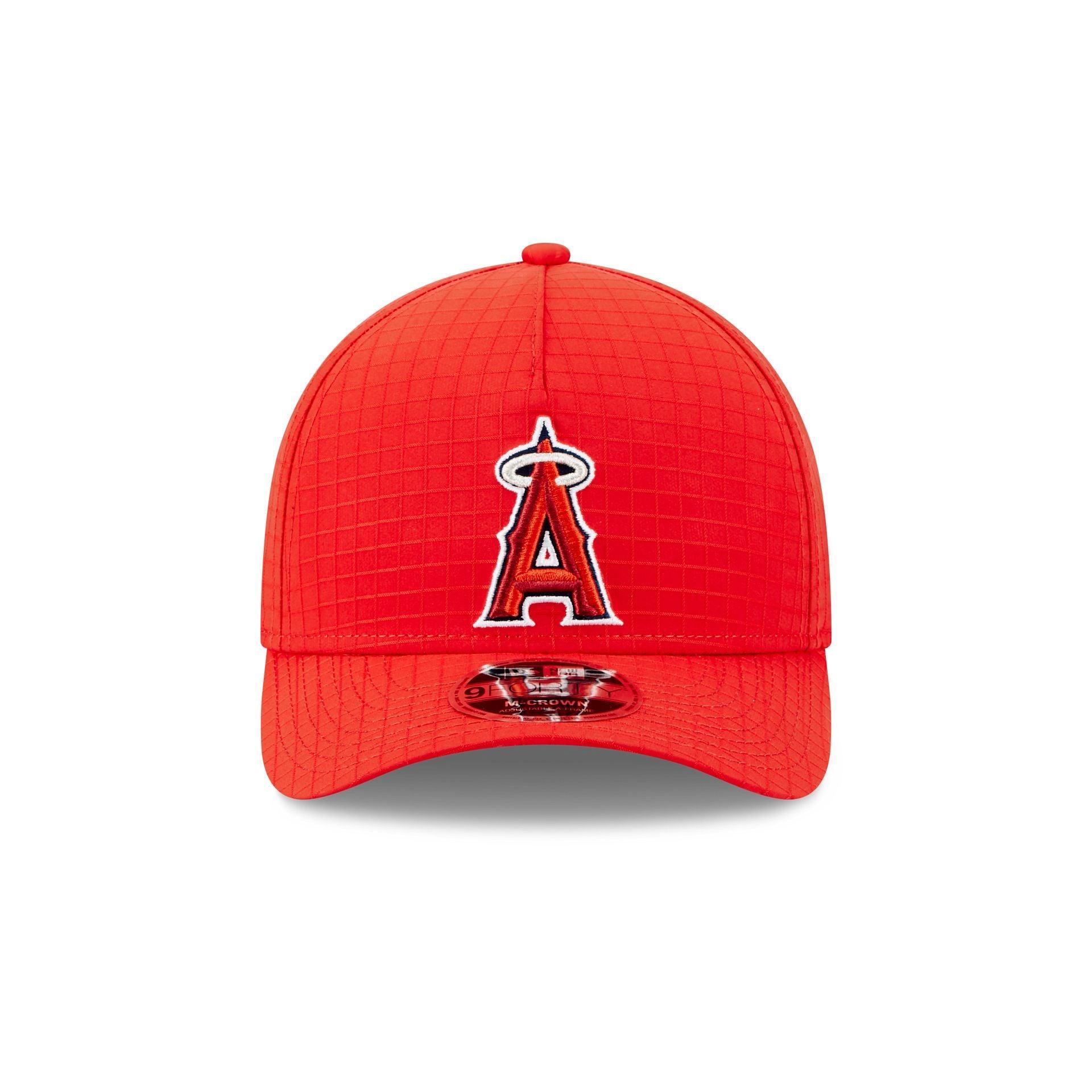 Los Angeles Angels Ripstop 9FORTY M-Crown A-Frame Snapback Hat Male Product Image