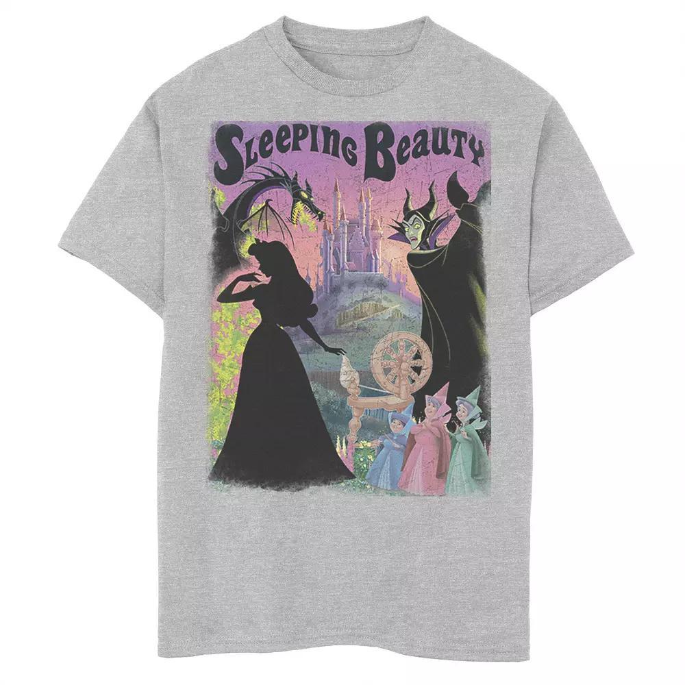 Disneys Sleeping Beauty Aurora Maleficent Mens Poster Tee, Boys Product Image