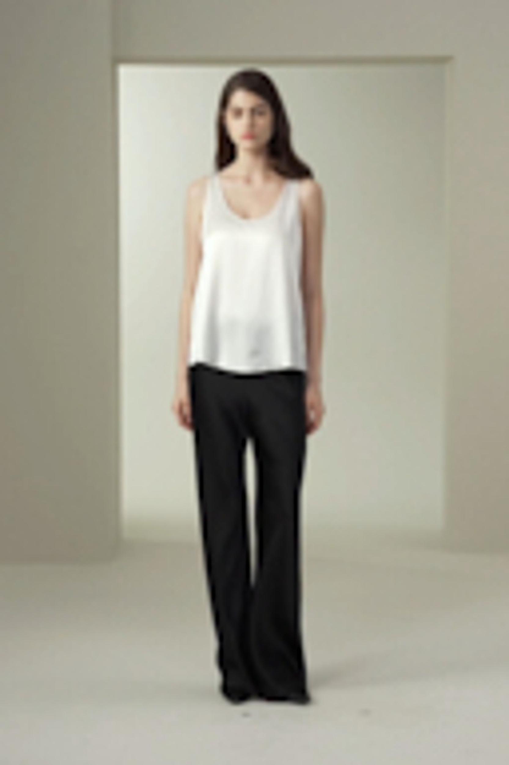 Relaxed Silk U-neck Tank Product Image