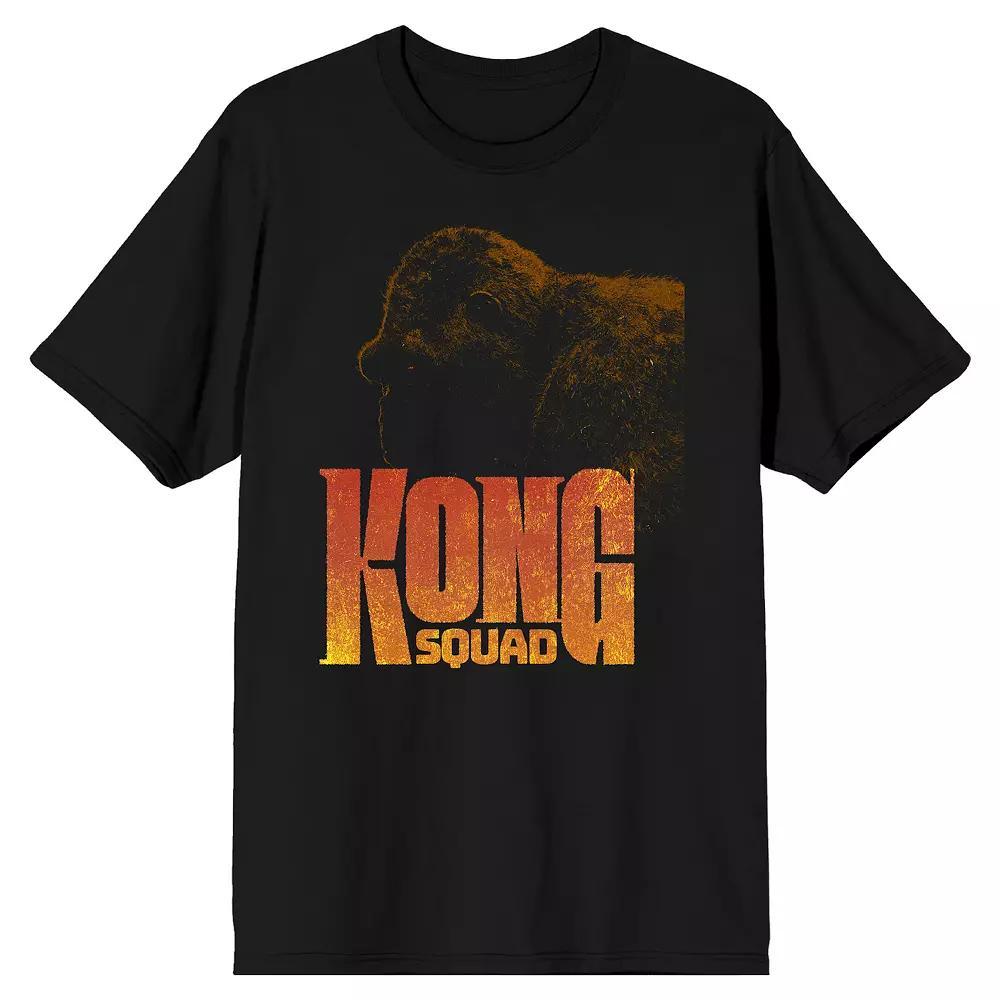 Men's Godzilla vs. Kong The New Empire Kong Squad Graphic Tee, Size: Small 36, Black Product Image