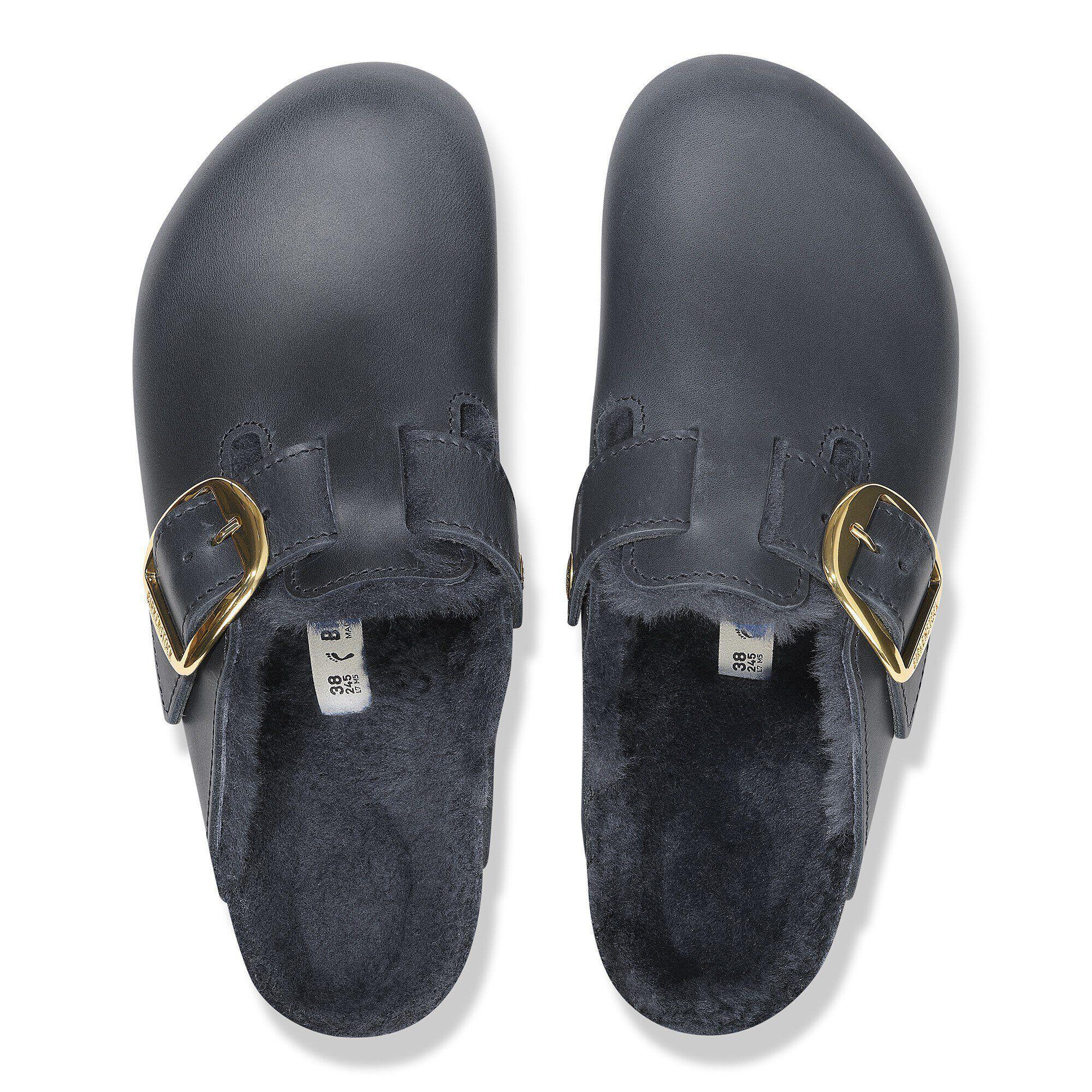 Boston Big Buckle Shearling Oiled Leather Zinfandel Product Image