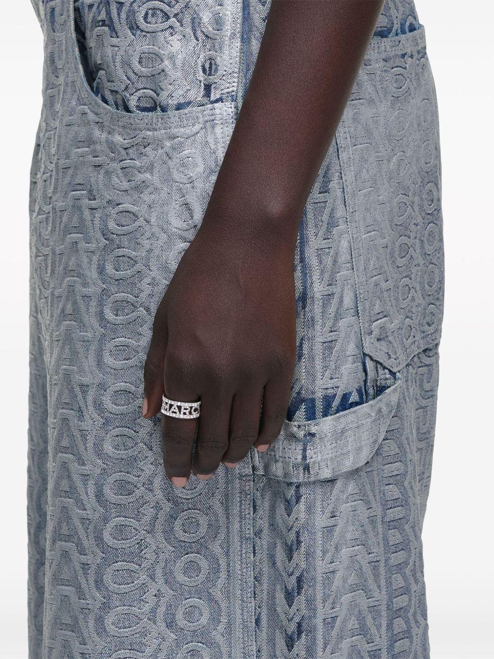 The Monogram pavé ring Product Image