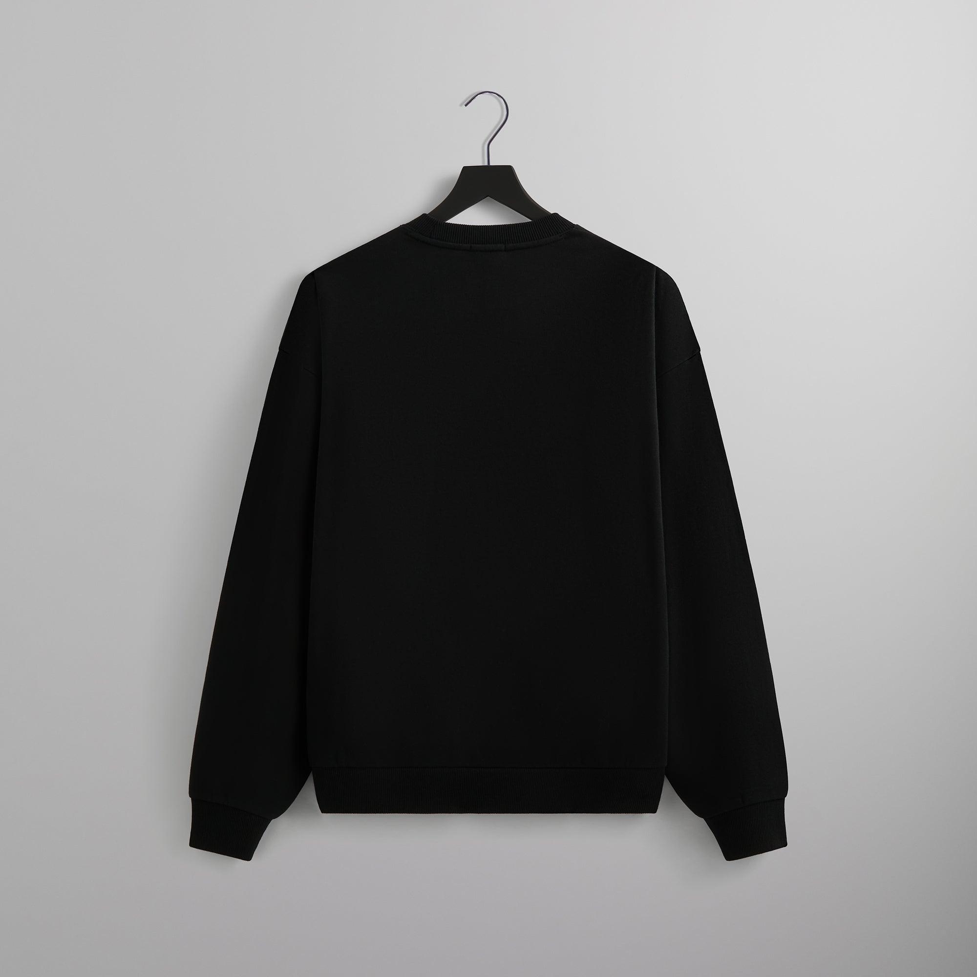 Kith Serif Applique Nelson Crewneck - Black Male Product Image