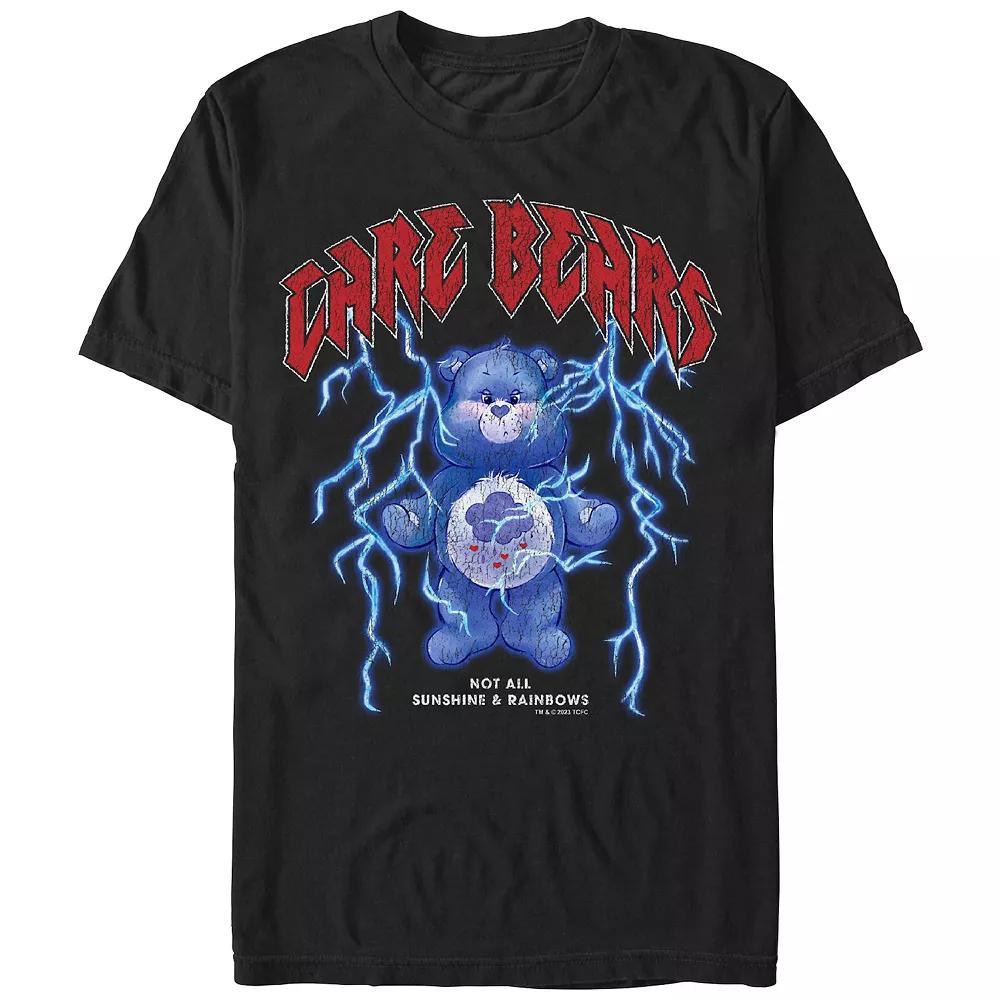 Men's Care Bears Not All Sunshine And Rainbows Graphic Tee, Size: Large, Black Product Image