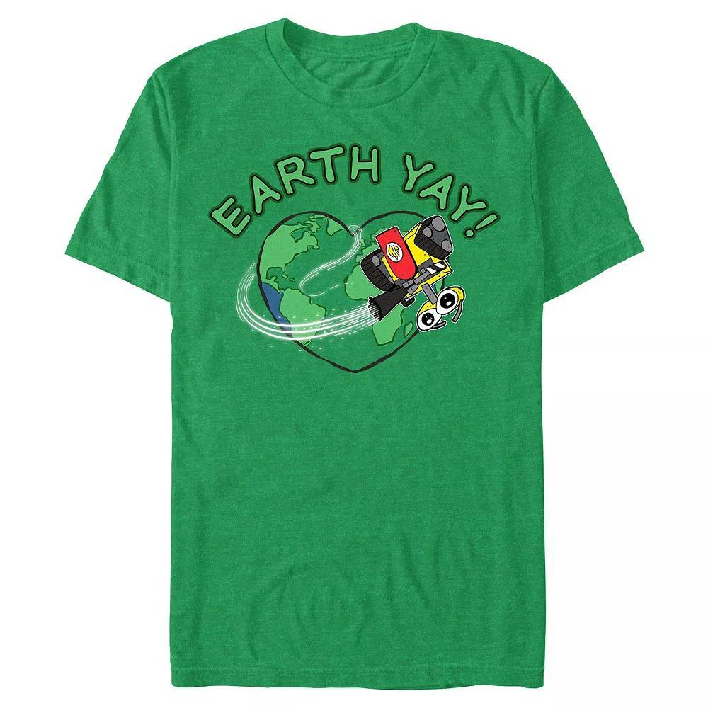 Big & Tall Earth Yay Graphic Tee, Men's, Size: Large Tall, Kelly Grey Product Image