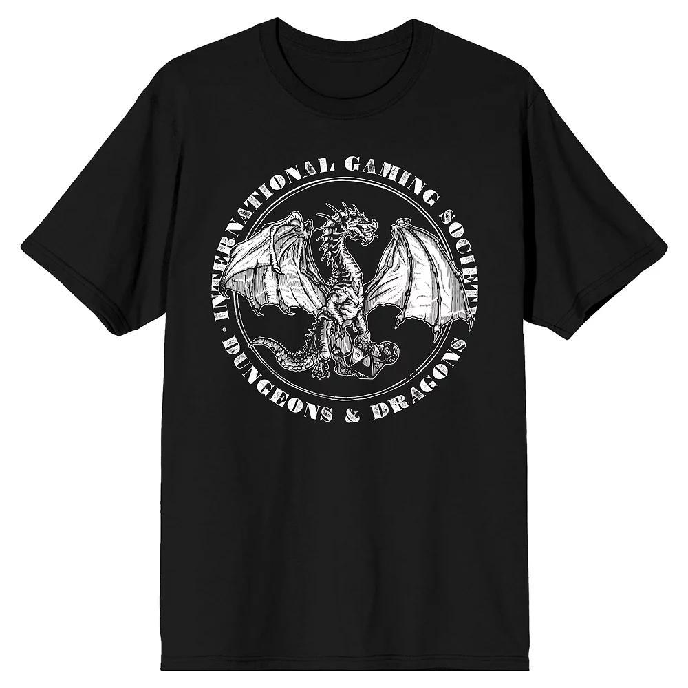 Men's Dungeons & Dragons Dice Tee, Size: XL, Black Product Image
