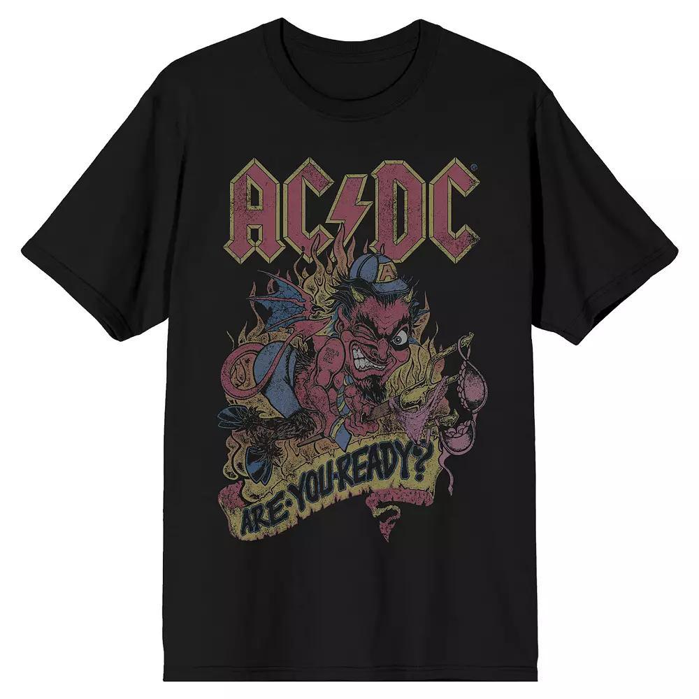 Men's AC/DC Are You Ready Tee, Size: XXL, Black Product Image