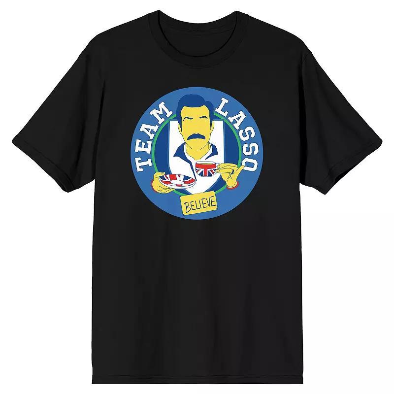 Men's Ted Lasso Team Lasso Icon Tee, Size: XXL, Black Product Image