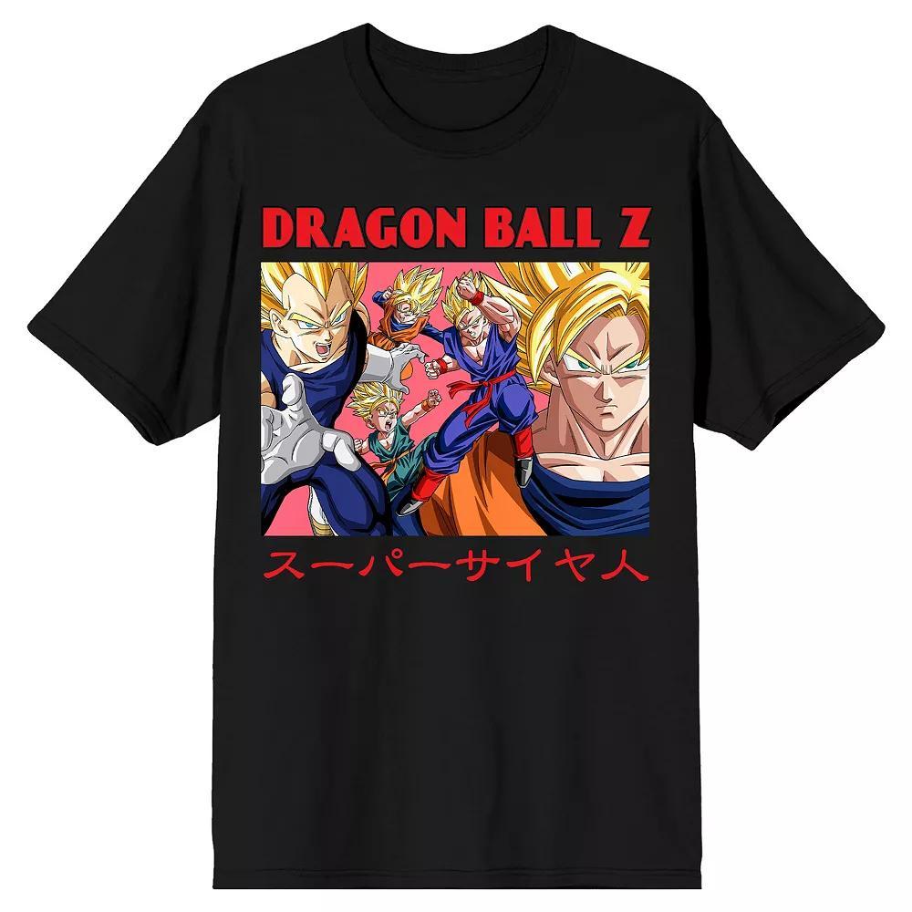 Men's Dragon Ball Z Super Saiyan Tee, Size: Medium, Black Product Image