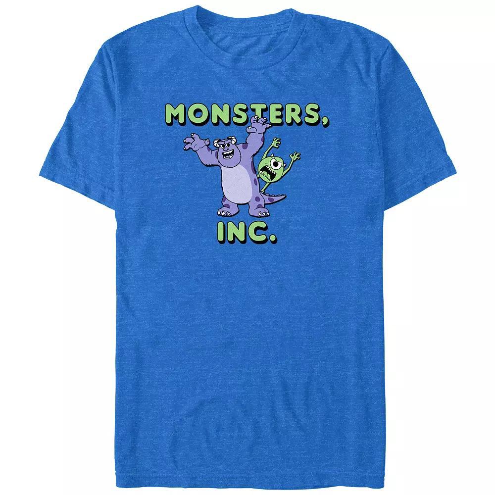 Disney / Pixar's Monsters Inc Scare Team Big & Tall Graphic Tee, Men's, Size: 3XL, Royal Grey Product Image