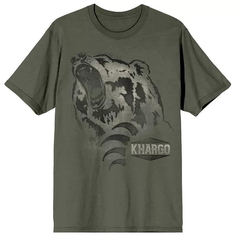 Men's Khargo Bear Graphic Graphic Tee, Size: Large, Green Product Image