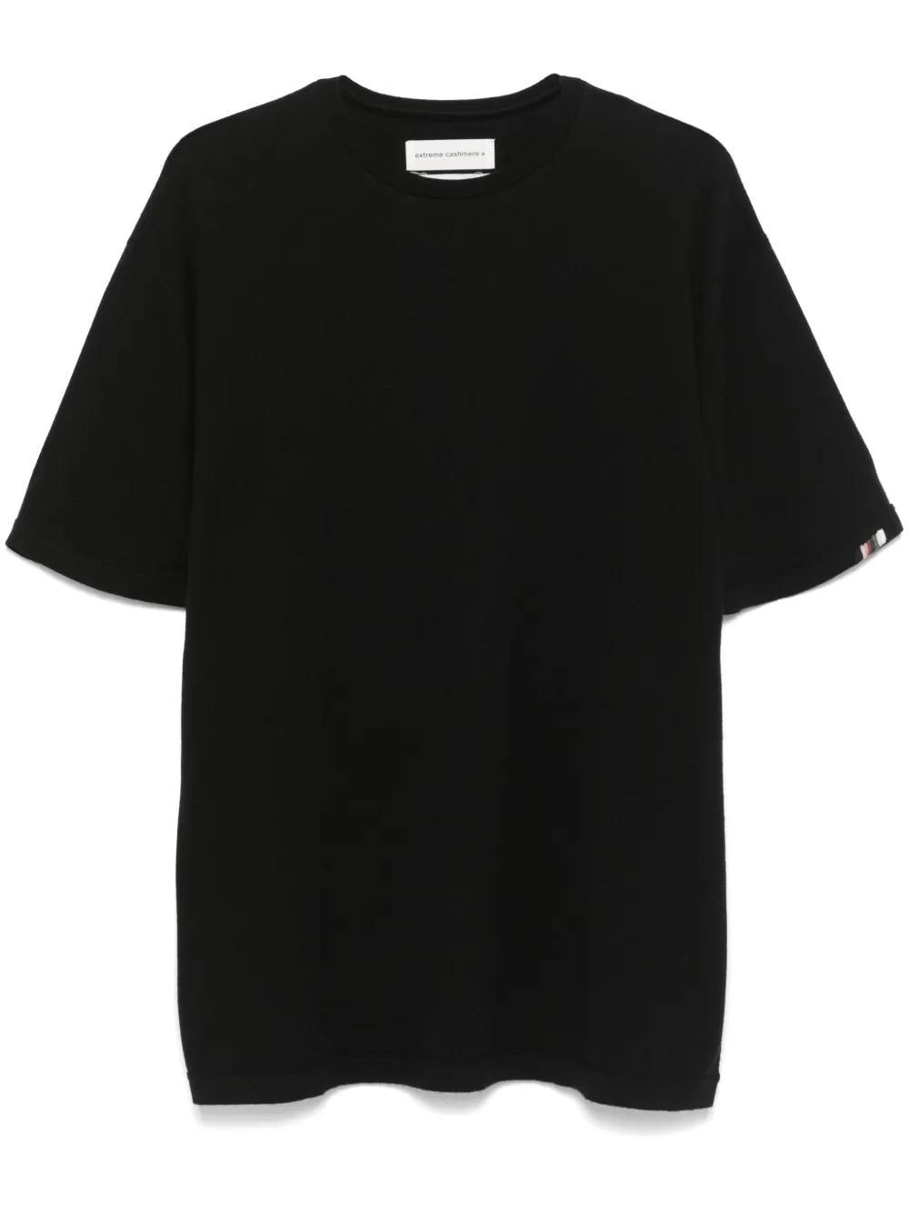EXTREME CASHMERE Nº 269 Rik T-shirt In Black Product Image