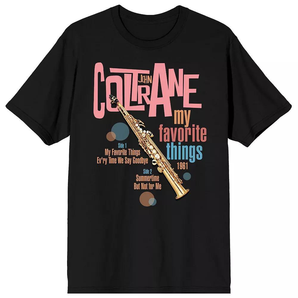Men's John Coltrane My Favorite Graphic Tee, Size: Medium, Black Product Image
